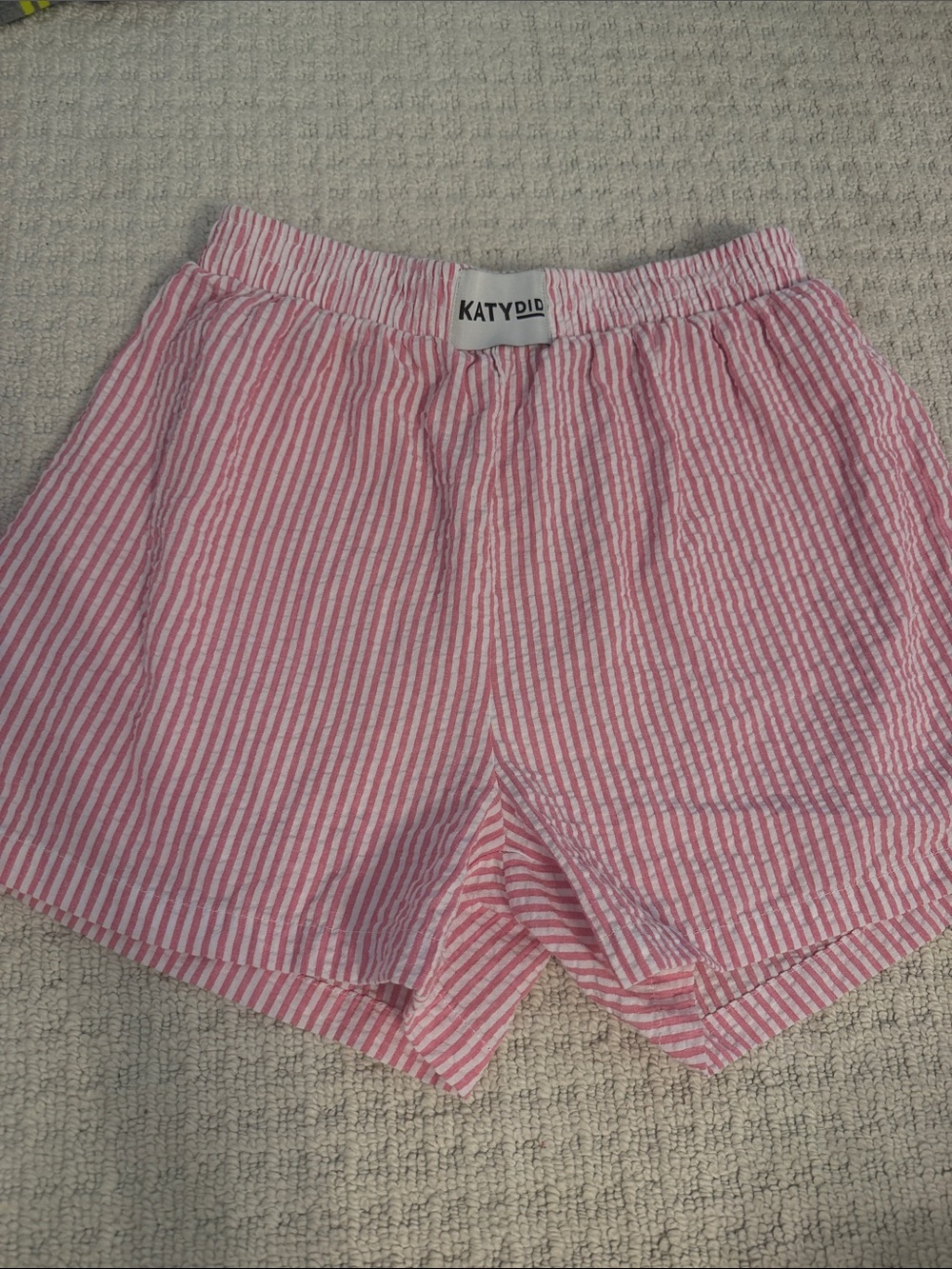 KATYDID Pink Striped women' Shorts